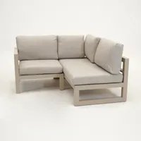 Grosso 2-zits bank R+ hoek beige