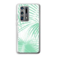 Palmbladeren: Huawei P40 Pro Plus Transparant Hoesje