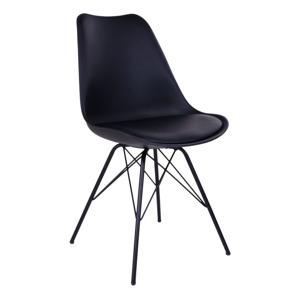 Oslo Eetkamerstoel - Zwart - set van 2