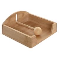 Servethouder Home ESPRIT Natuurlijk Bamboe 19 x 21 x 8,8 cm