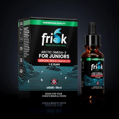 Frisk omega 3 for juniors Frisk omega 3 for juniors