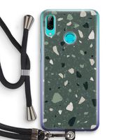 Terrazzo N°19: Huawei P Smart (2019) Transparant Hoesje met koord