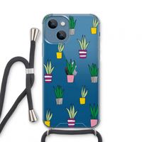 Sanseveria: iPhone 13 mini Transparant Hoesje met koord