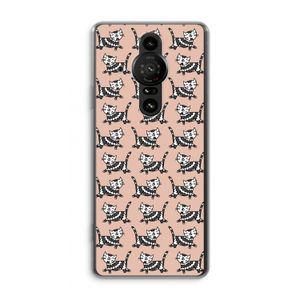 Zwarte poes: Sony Xperia Pro-I Transparant Hoesje