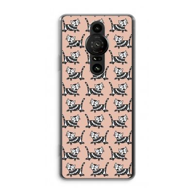 Zwarte poes: Sony Xperia Pro-I Transparant Hoesje