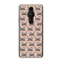 Zwarte poes: Sony Xperia Pro-I Transparant Hoesje