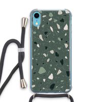 Terrazzo N°19: iPhone XR Transparant Hoesje met koord