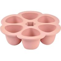 BEABA Multiportions siliconen 6x90 ml roze