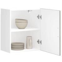 Keukenwandkasten 2 st Porto bewerkt hout grijs sonoma eiken