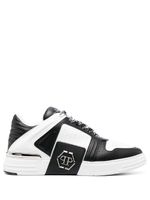 Philipp Plein baskets à patch logo - Noir