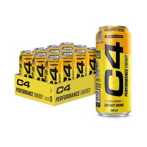 C4 Carbonated 12x 500ml Pineapple Head