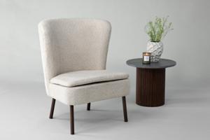 Nohr Fauteuil Dillion Bouclé - Beige