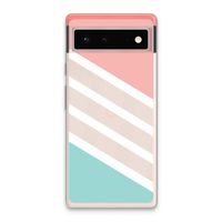 Strepen pastel: Google Pixel 6 Transparant Hoesje