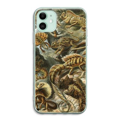 Haeckel Lacertilia: iPhone 11 Transparant Hoesje
