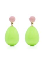 Eshvi boucles d'oreilles pendantes - Vert