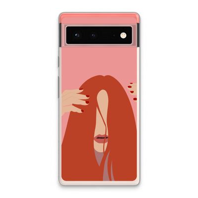 Woke up like this: Google Pixel 6 Transparant Hoesje