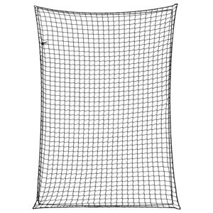 VidaXL Aanhangwagennet elastisch touw 3,5x2,5 m polypropeen zwart