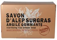 Aleppo Soap Co Aleppo zeep met klei in doosje (150 gr) - thumbnail