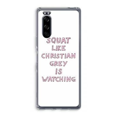 Christian Grey: Sony Xperia 5 Transparant Hoesje