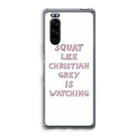 Christian Grey: Sony Xperia 5 Transparant Hoesje