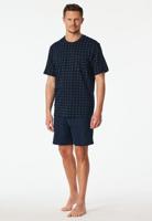 Schiesser Schiesser Heren Pyjama Short dark blue 181155 56/XXL