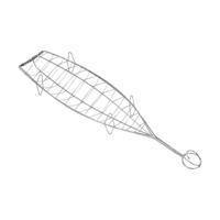 Barbecuegril voor vis Sauvic (13,5 x 54 cm)