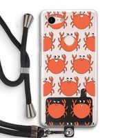 Krab: Pixel 3 Transparant Hoesje met koord