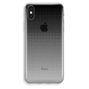 Musketon Halftone: iPhone XS Max Transparant Hoesje