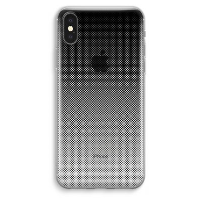 Musketon Halftone: iPhone XS Max Transparant Hoesje