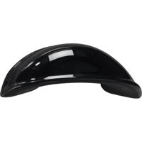 Schelpgreep porselein zwart