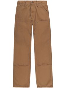 Carhartt WIP pantalon Double Knee à coupe droite - Marron