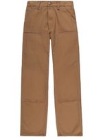 Carhartt WIP pantalon Double Knee à coupe droite - Marron