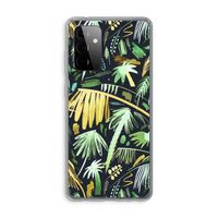 Tropical Palms Dark: Samsung Galaxy A72 Transparant Hoesje