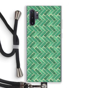 Moroccan tiles 2: Samsung Galaxy Note 10 Plus Transparant Hoesje met koord