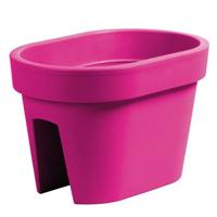 Prosperplast Balkon plantenpot - fuchsia roze - 40 x 27 x 25 cm