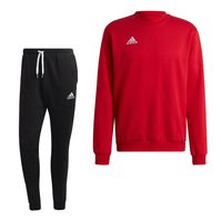 adidas Entrada 22 Crew Sweater Trainingspak Rood Zwart - thumbnail