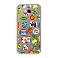Fruitsticker: Samsung Galaxy J4 Plus Transparant Hoesje