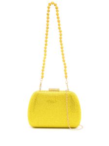 SERPUI pochette Ang à ornements en cristal - Jaune