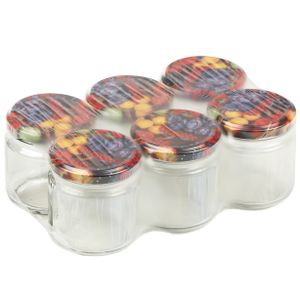 Set van 24x stuks glazen weckpotten/inmaakpotten met schroefdop 210 ml