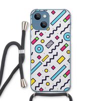 8-bit N°8: iPhone 13 Transparant Hoesje met koord