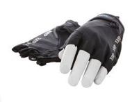 Mirage lycra handschoen maat xl gel zwart korte vinger op kaart