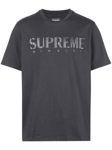 Supreme t-shirt à logo dégradé - Gris