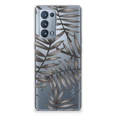 OPPO Reno 6 Pro Plus 5G | TPU Case | Leaves Grey OPPO Reno 6 Pro Plus 5G | TPU Case | Leaves Grey
