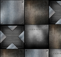 Industrieel modern behang woonkamer