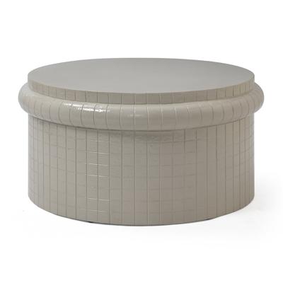 Jesper Home Ronde Salontafel 'Mihara' 80cm, kleur Dove Tile