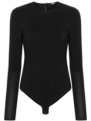 Versace body en crêpe - Noir