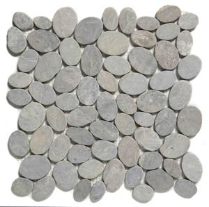 The Mosaic Factory Natural Stone Mozaiek Tegel Pebbles - Grey Marmer Natural 301x300 mm