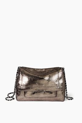 Jerome Dreyfuss crossbody Lulu M 44LULUMCH lame champagne