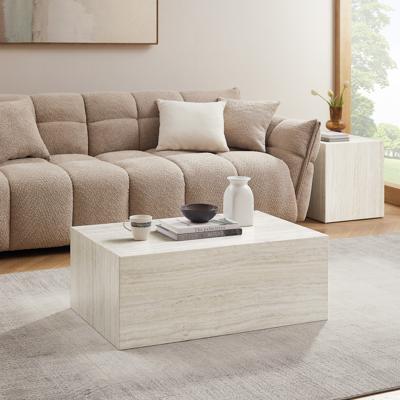 Artistiq Salontafel 'Helder' Travertinlook, 90 x 60cm