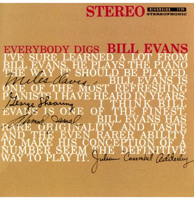 Bill Evans Trio - Everybody Digs Bill Evans (Record Store Day 2024) LP